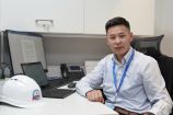 Dr. Munkhdavaa Munkhjargal participated in NaWaM as a PhD student at the Heidelberg University Department of Geography from 2015 to 2019. He is currently working as an environmental specialist for the Mongolian state-owned entity "Milennium Challenge Account-Mongolia". Dr. Munkhjargal in his office at the "Millenium Challenge Account-Mongolia"